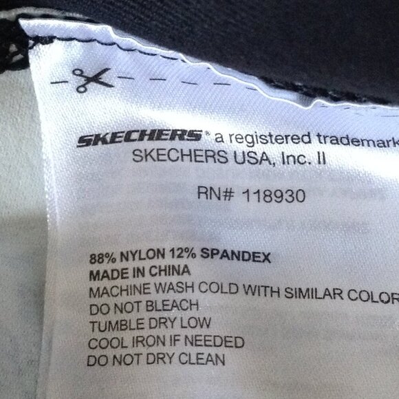 Sketchers Women's Leggings Black Floral Activewear Jogging Running Gym Yoga - Picture 9 of 9